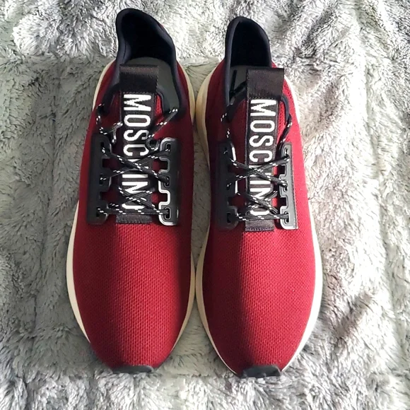 NWT& BOX MOSCHINO SNEAKERS Leather sneakers in white - Moschino Kids | Mytheresa main image 2